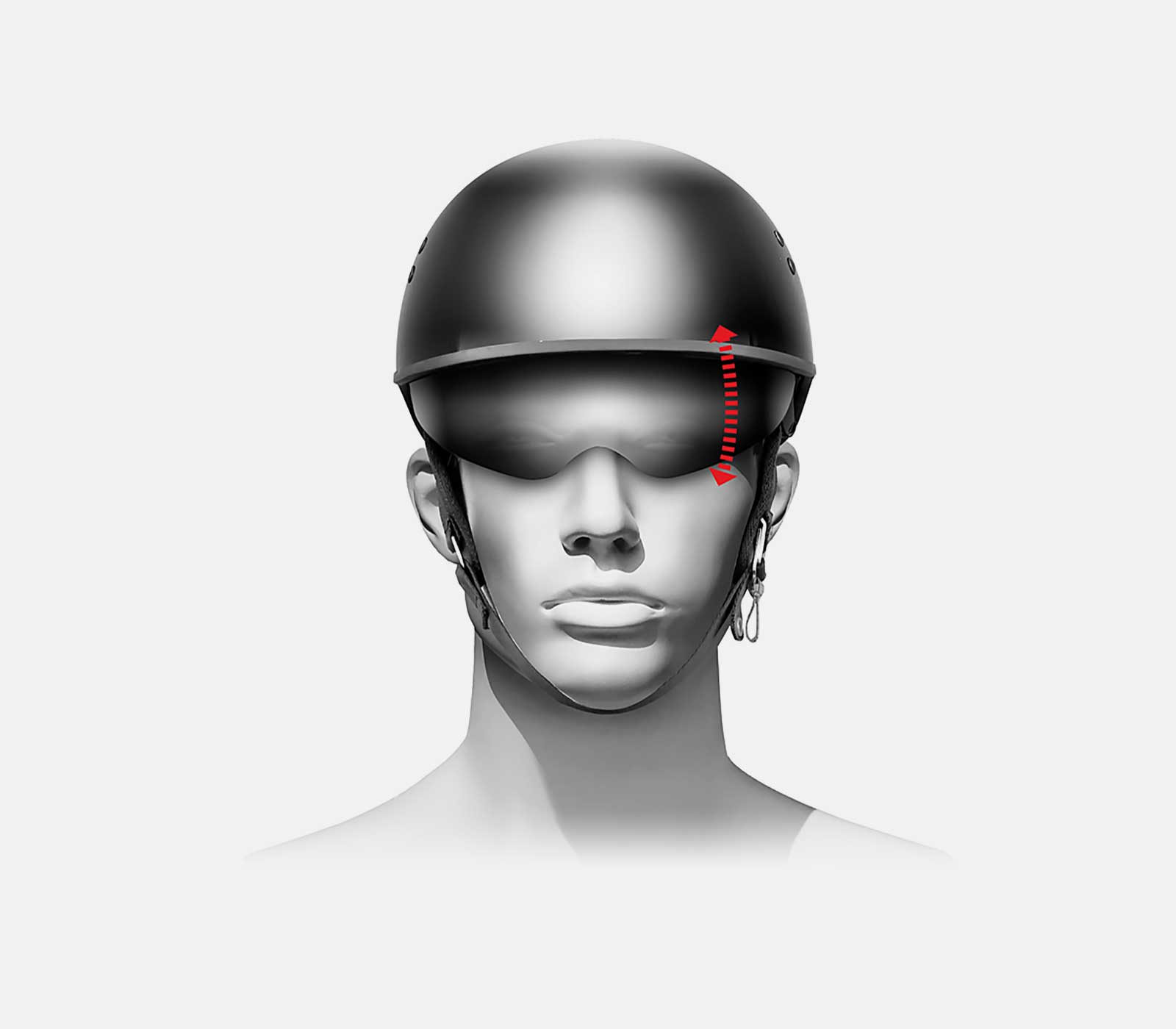 Bicycle helmet with retractable visor discount